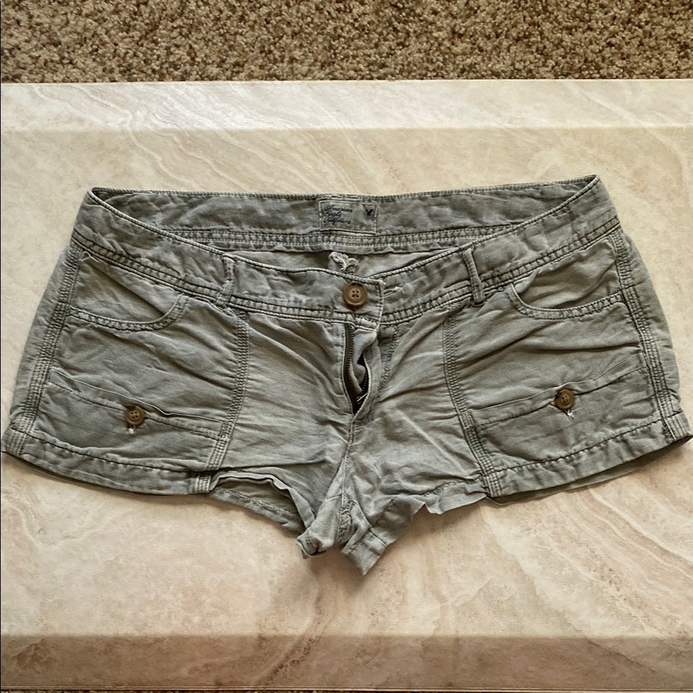 American Eagle Outfitters Gray Cargo Shorts